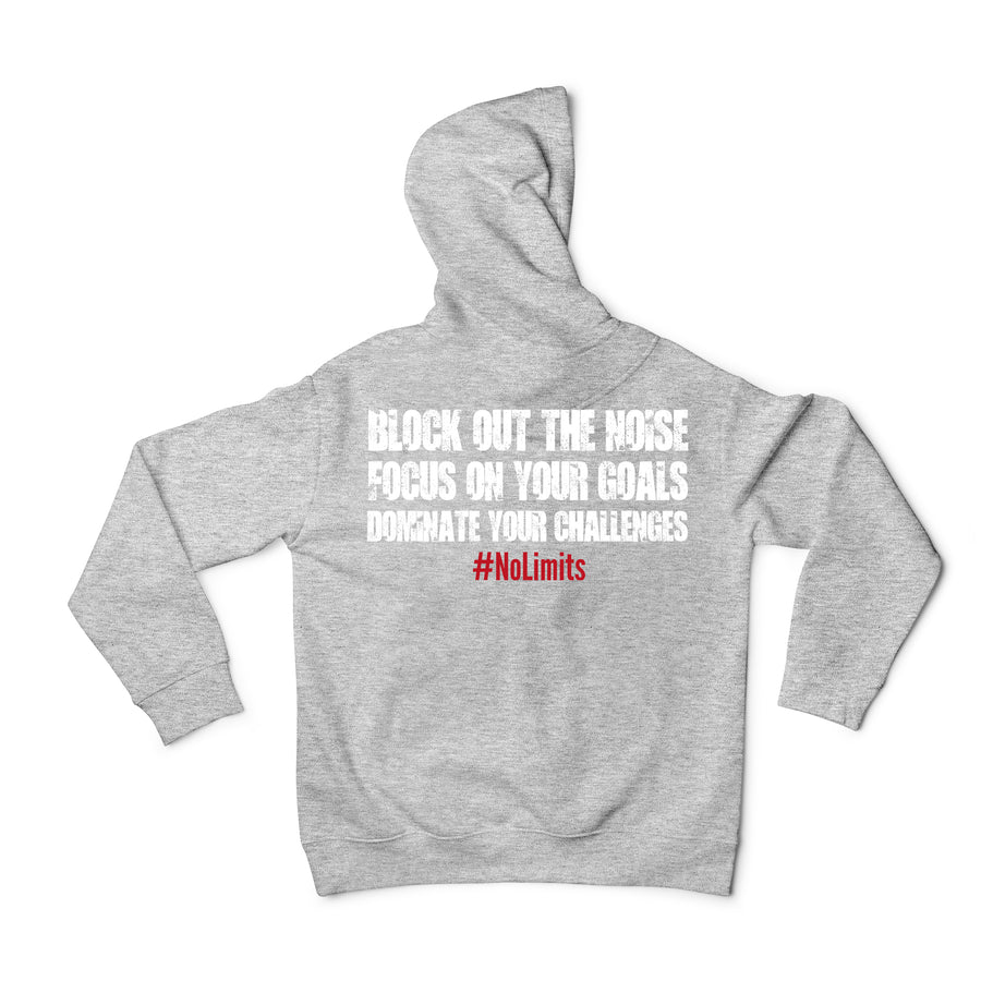 Kids Logo Hoodie- Grey