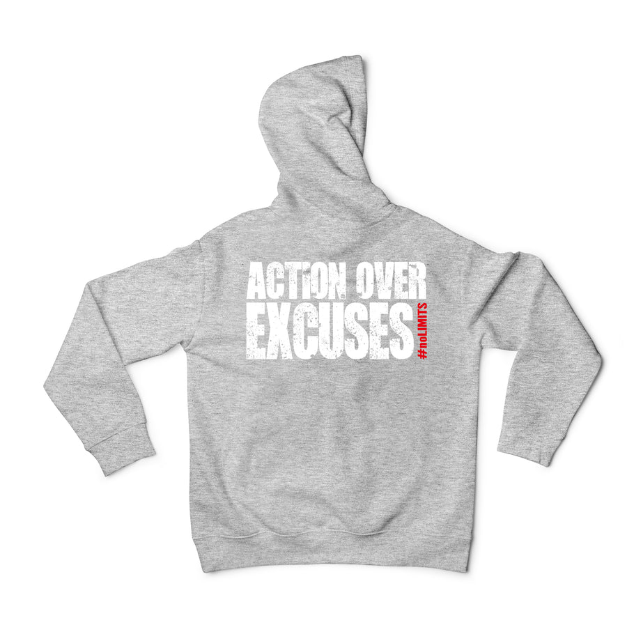 Kids Logo Hoodie- Grey