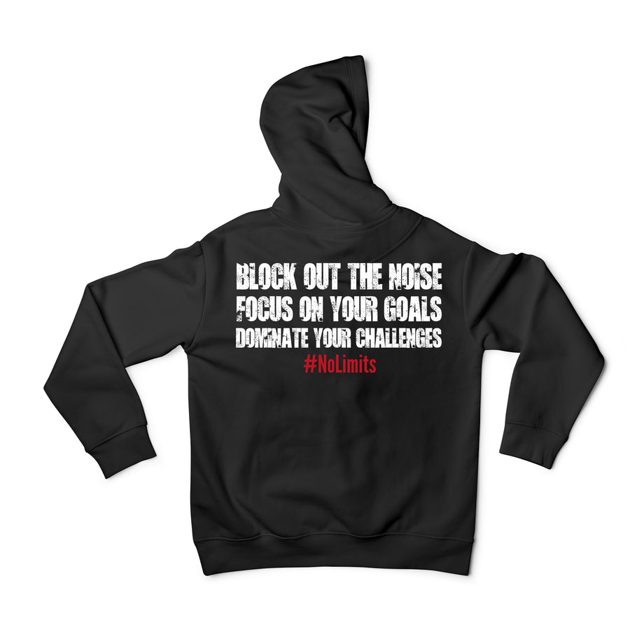 Unisex Logo Hoodie- Black