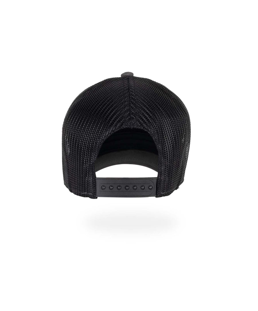 Logo Trucker Cap- Black
