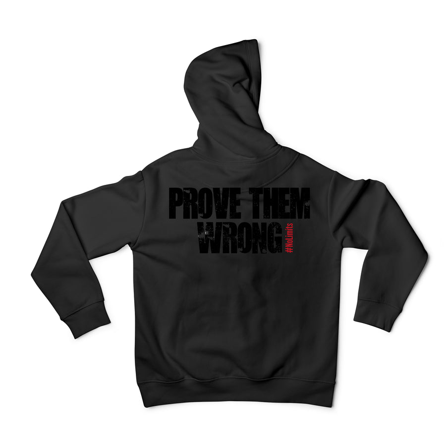 Unisex Logo Hoodie- Black Tonal