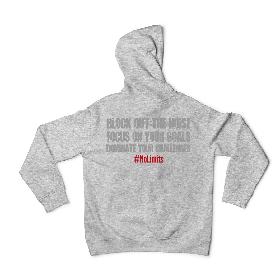 Unisex Logo Hoodie- Grey Tonal