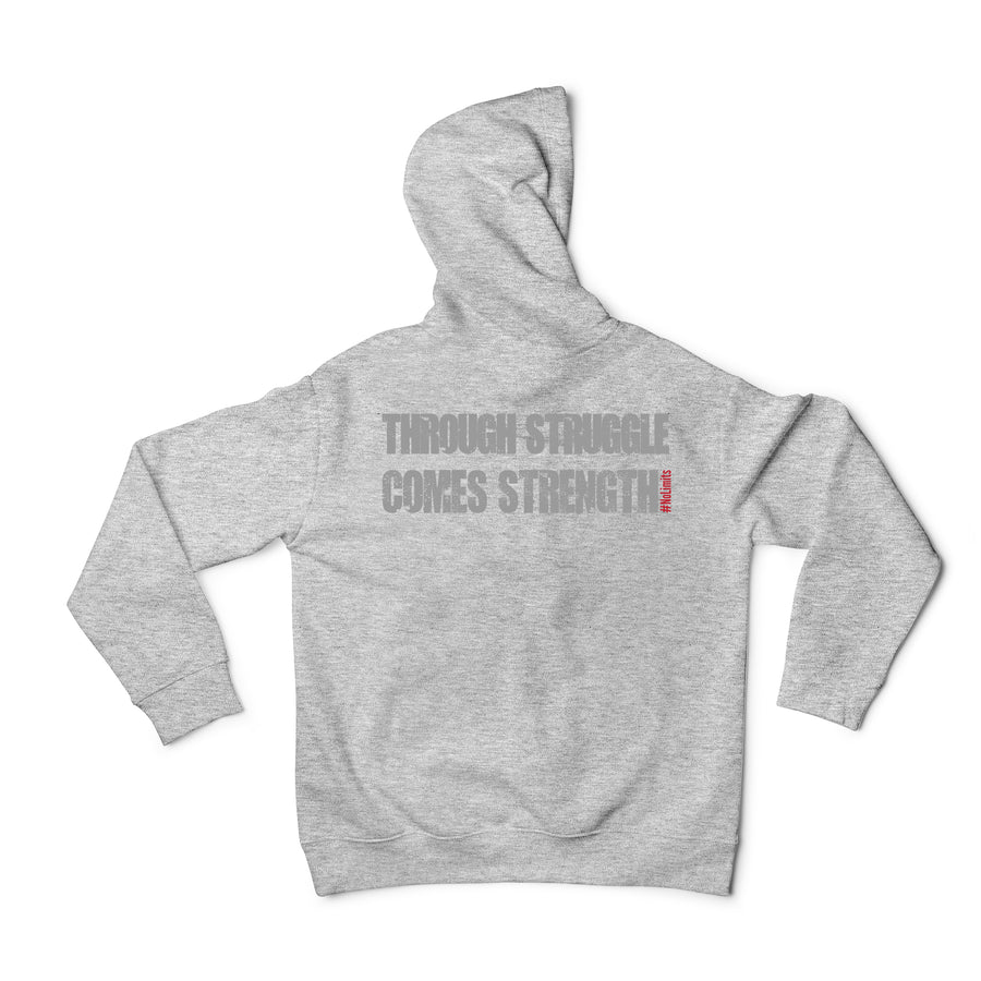 Unisex Logo Hoodie- Grey Tonal