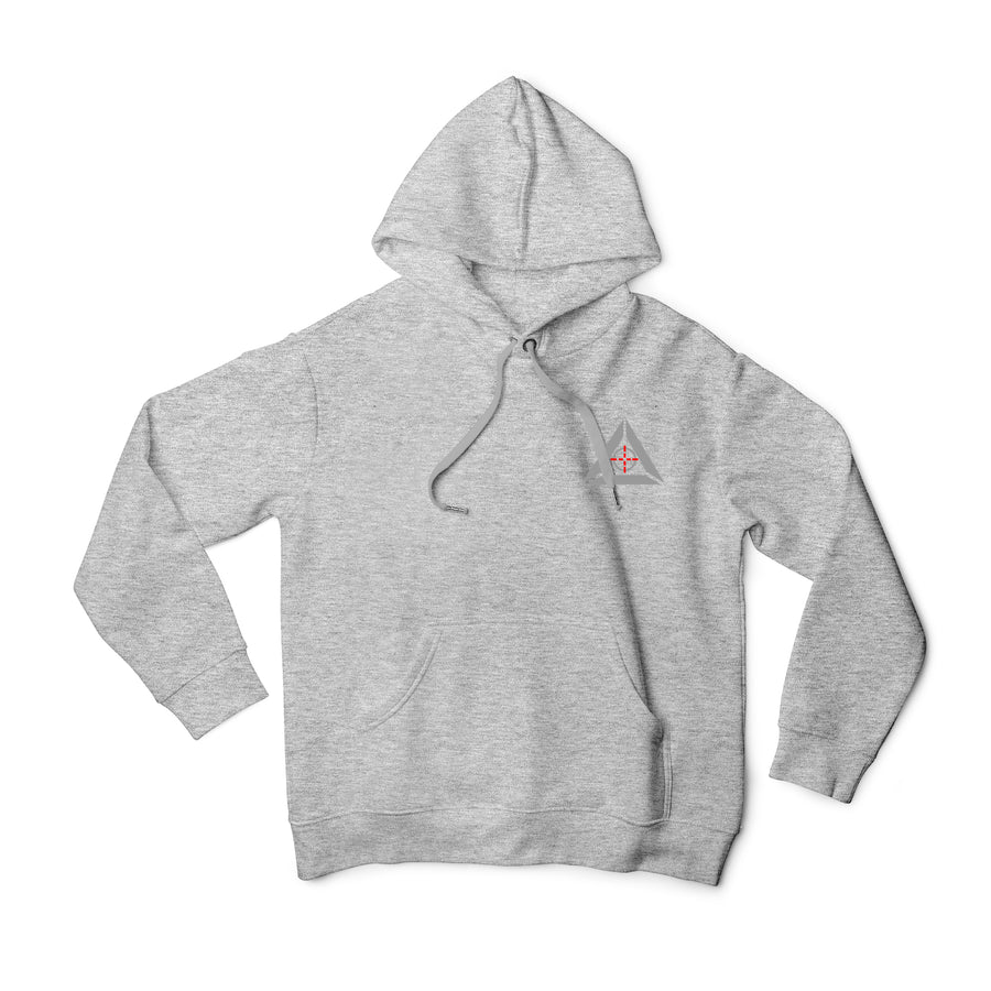 Unisex Logo Hoodie- Grey Tonal