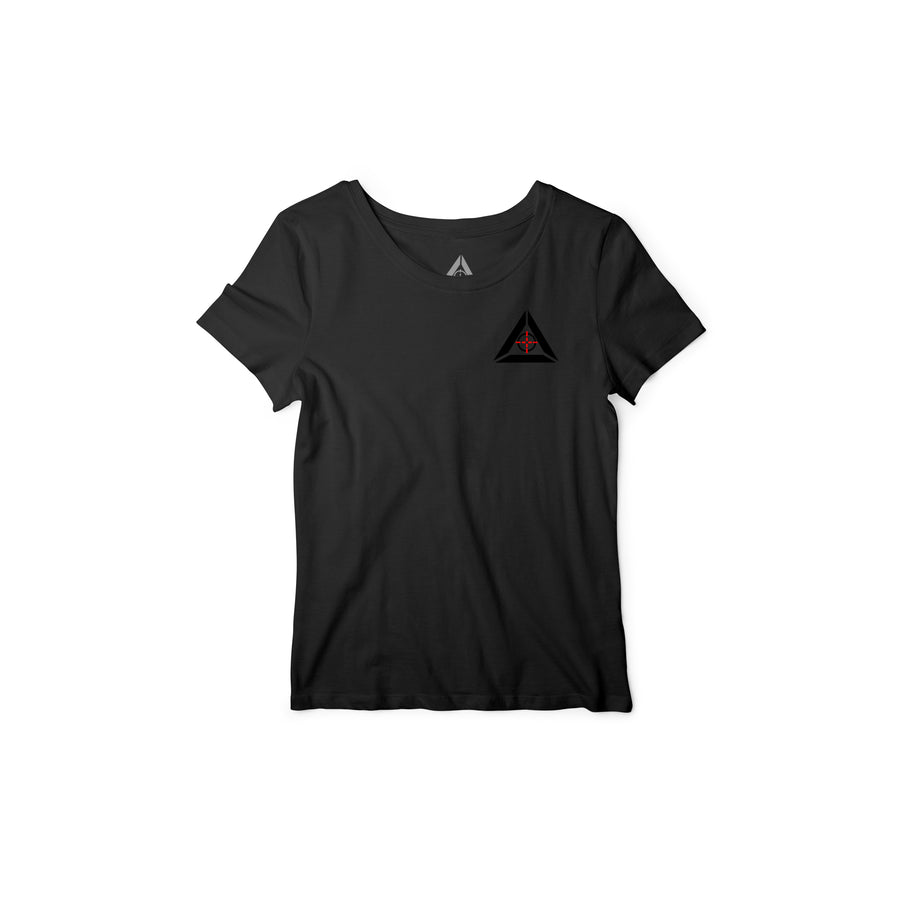 Women's Logo T-Shirt- Black Tonal