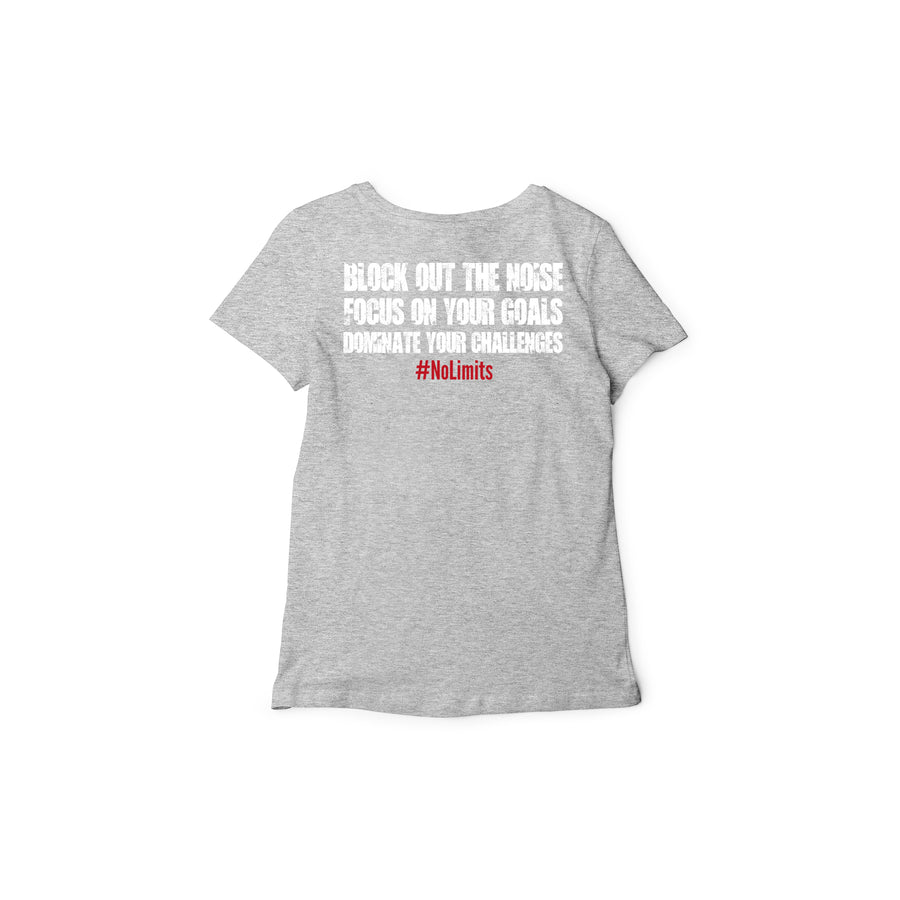 Women's Logo T-Shirt- Grey Marl