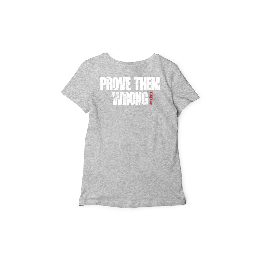 Women's Logo T-Shirt- Grey Marl